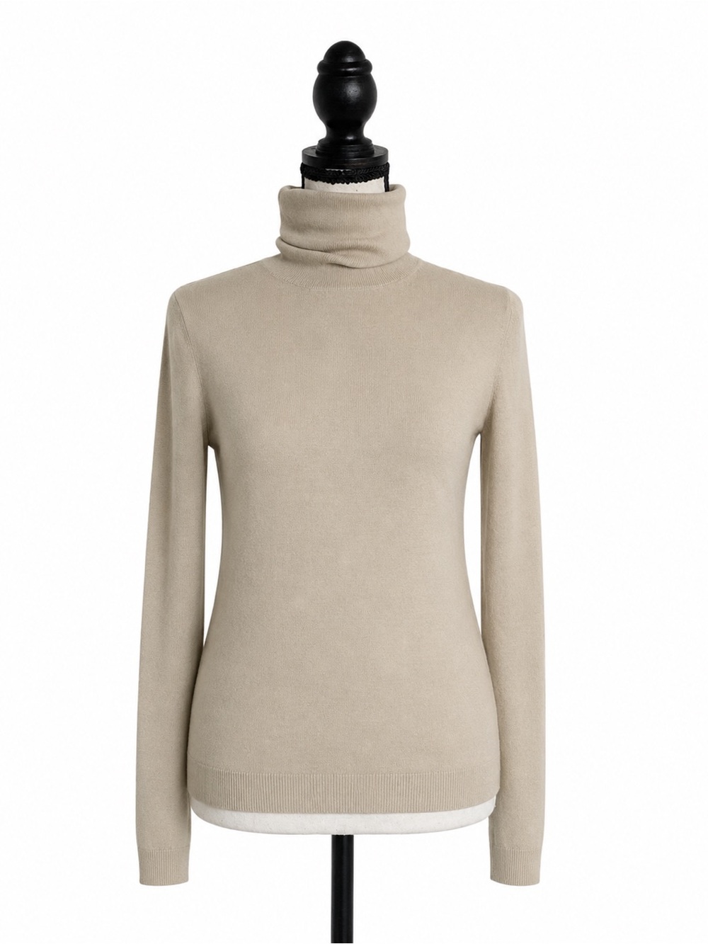 Banana Republic Silk Cotton Cashmere Turtleneck Sweater — Size Small - Picture 2 of 8